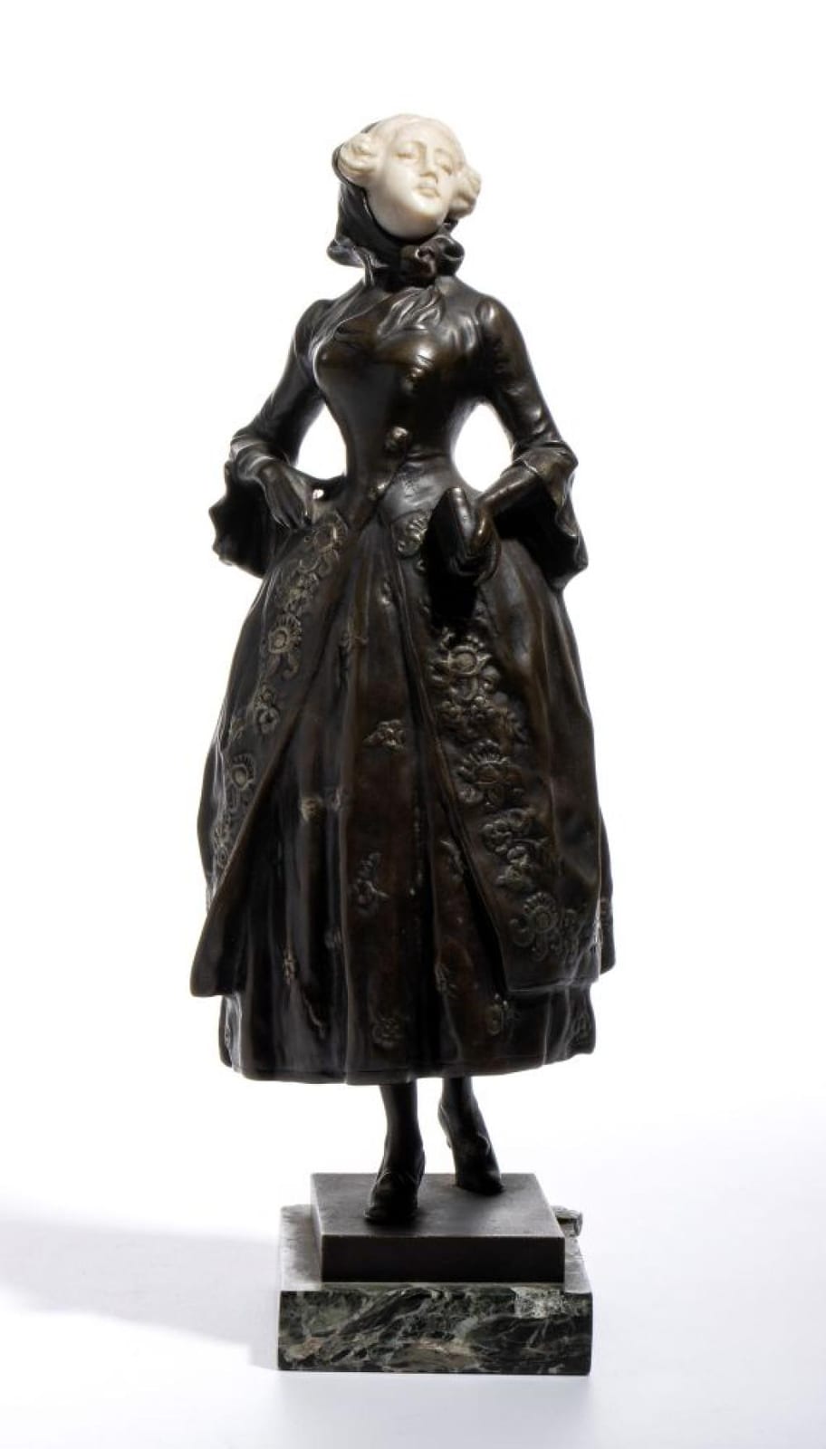 Emil Meier comparable auction result: emil meier vienna 1877 1958 bronze and ivory sculpture