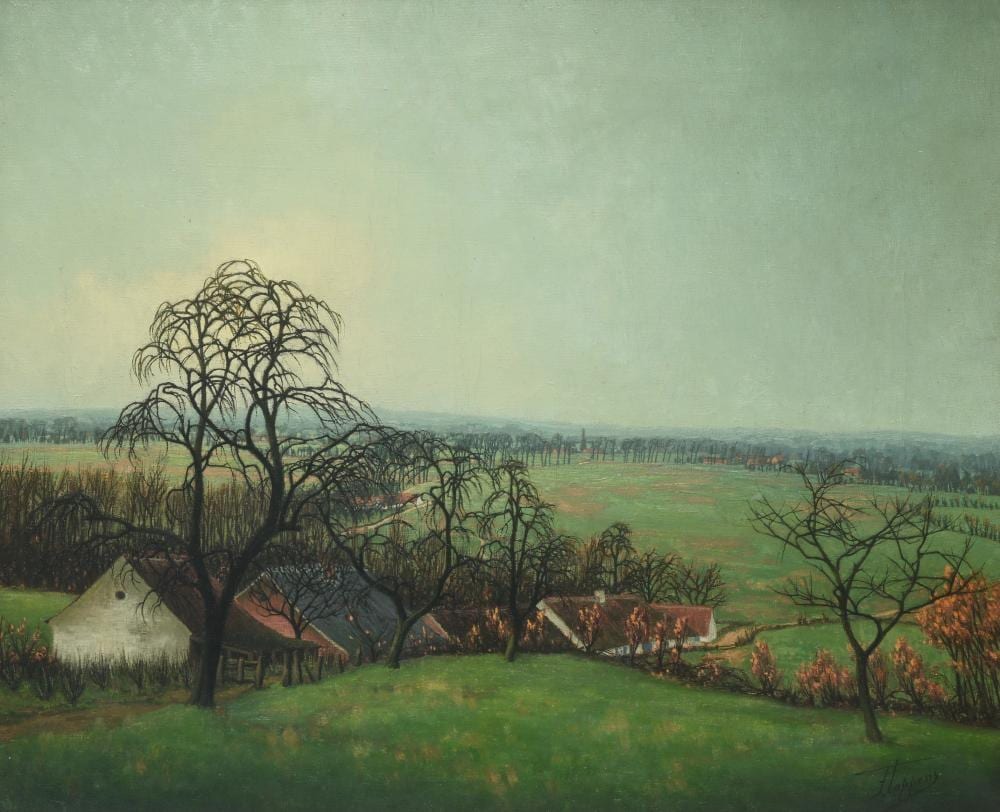 frans coppens 1895 1975 oil on canvas landscape with farm signed · Maison Jules Veilinghuis · 2026-02-14 Frans Coppens comparable auction result: frans coppens 1895 1975 oil on canvas landscape with farm signed