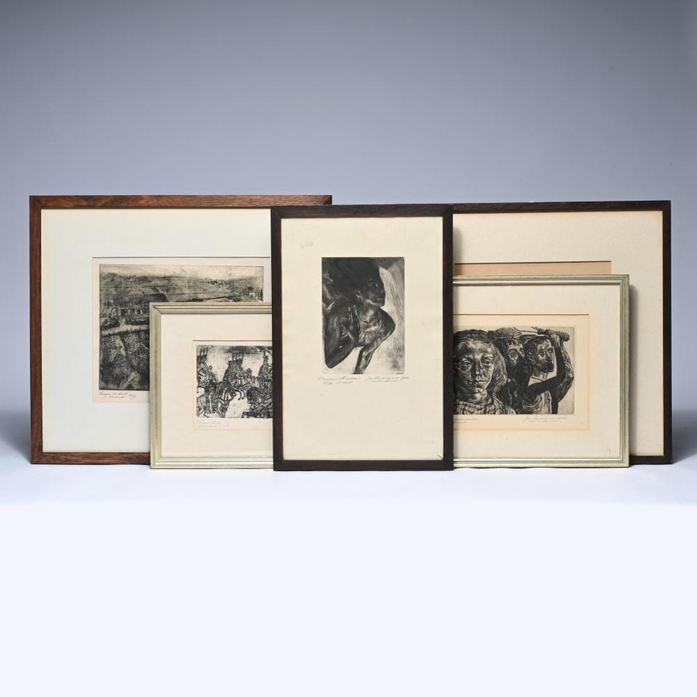 Joseph Verdegem comparable auction result: jos verdegem 1897 1957 5 etchings l odalisque couch e danseur hindou cavalerie claude et les marionettes and along the art signed