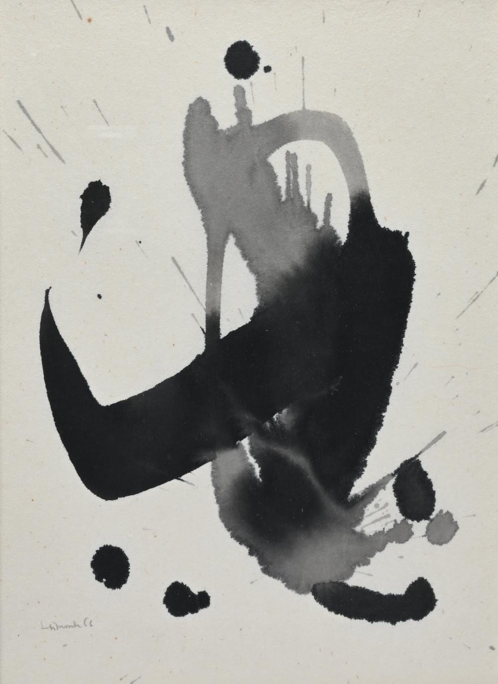 Jules Lismonde comparable auction result: jules lismonde 1908 2001 watercolor untitled 1966 signed