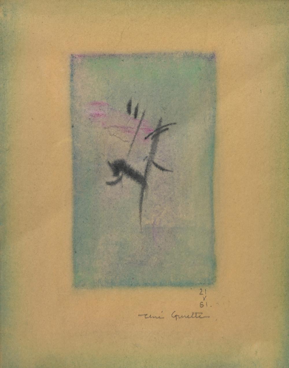 ren guiette 1893 1976 mixed media untitled 1961 signed · Maison Jules Veilinghuis · 2026-02-16 René Guiette comparable auction result: ren guiette 1893 1976 mixed media untitled 1961 signed