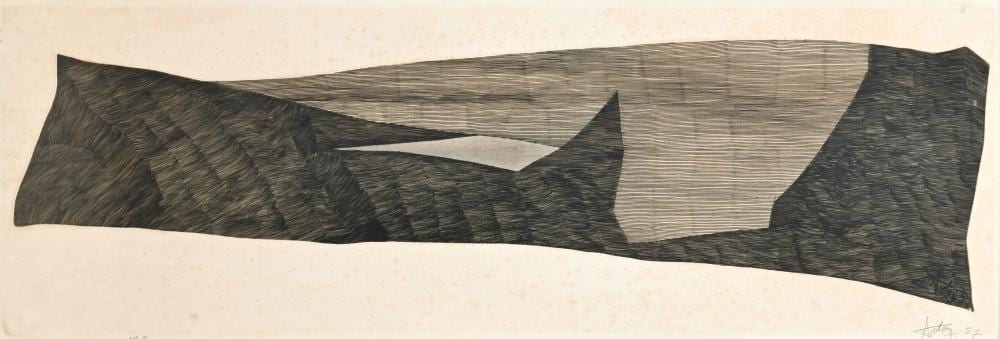 Henri-Georges Adam comparable auction result: henri georges adam 1904 1967 lithograph la longue terre 1957 signed trial print no 2