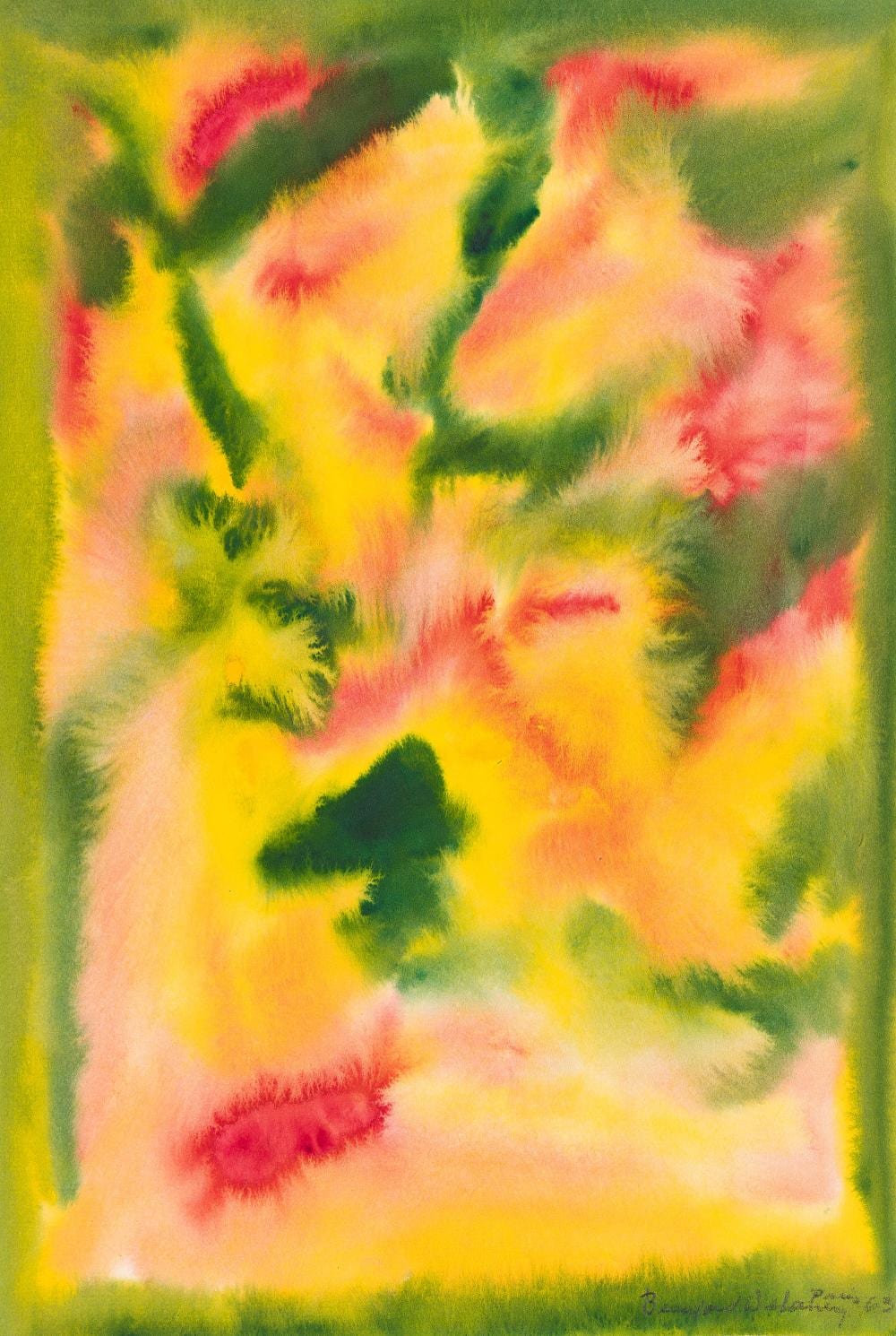 Beauford Delaney comparable auction result: beauford delaney 1901 1979 untitled abstract composition 1963