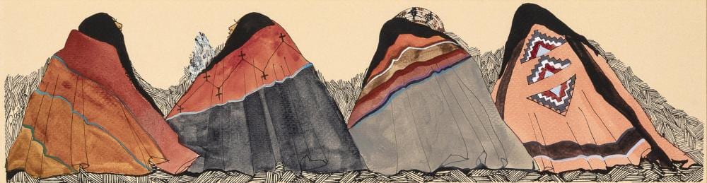 Dolona Roberts comparable auction result: dolona roberts blanket series 1458