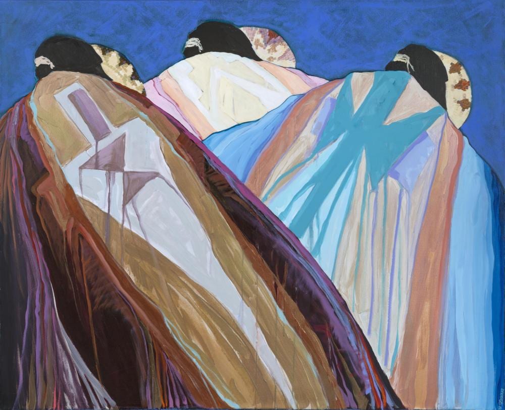 Dolona Roberts comparable auction result: dolona roberts three women
