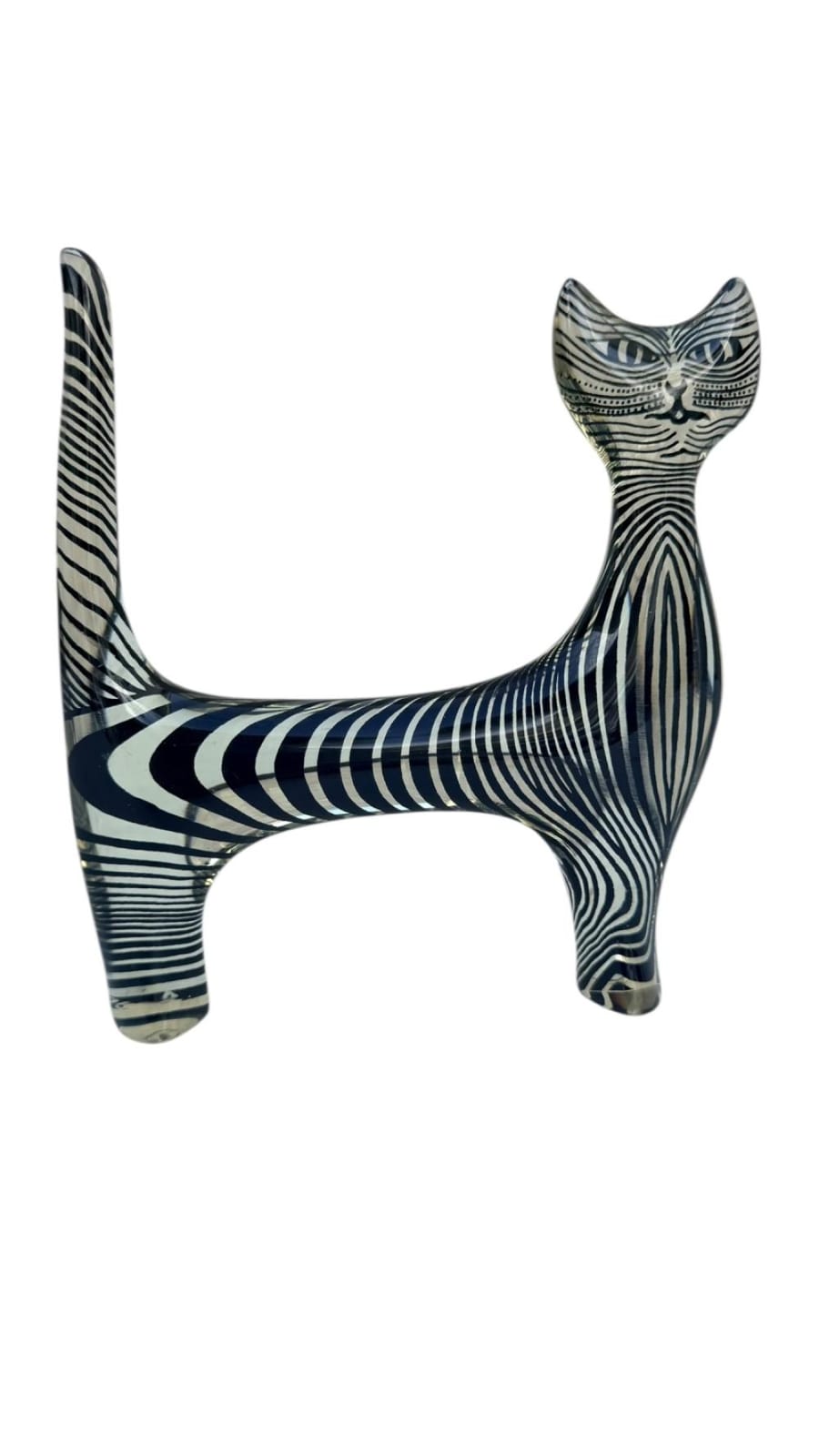 Abraham Palatnik comparable auction result: abraham palatnik brazilian op art lucite cat