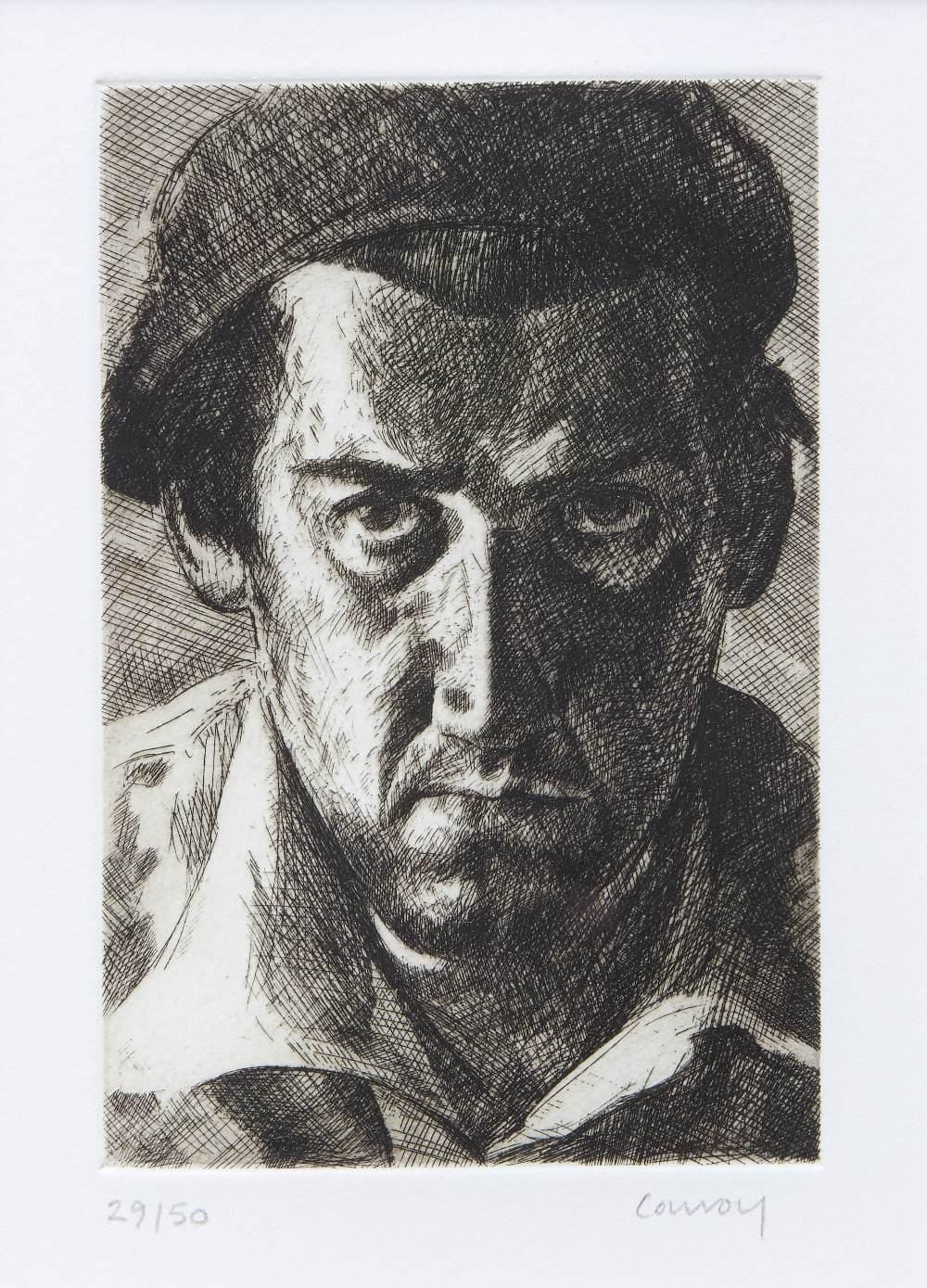 Stephen Conroy comparable auction result: stephen conroy self portrait 1991