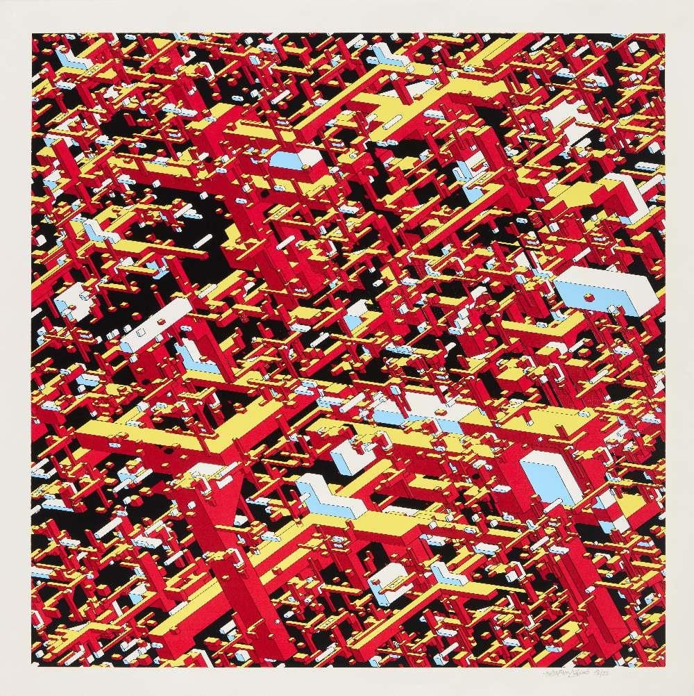 Delta comparable auction result: delta boris tellegen print red 2006