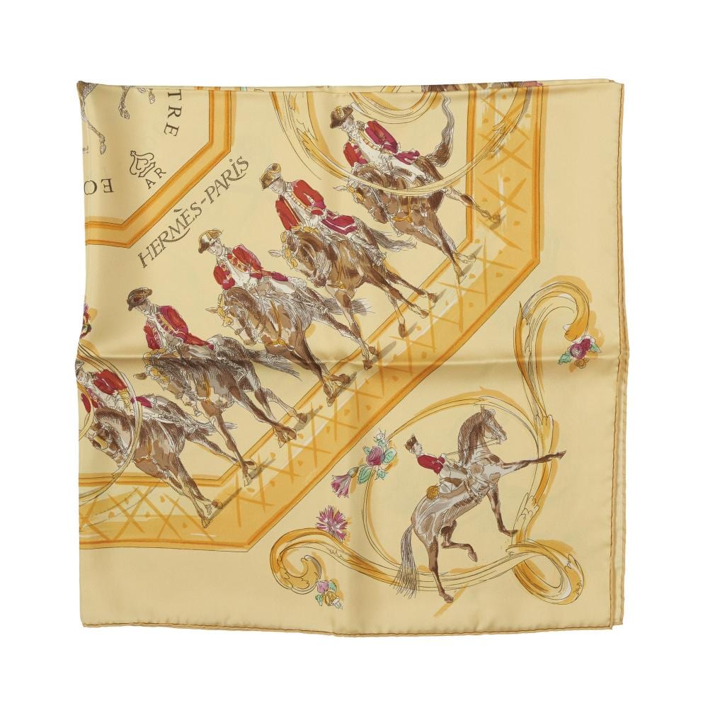 Hermen Anglada Camarasa comparable auction result: herme an ecole portugaise d art equestre silk scarf