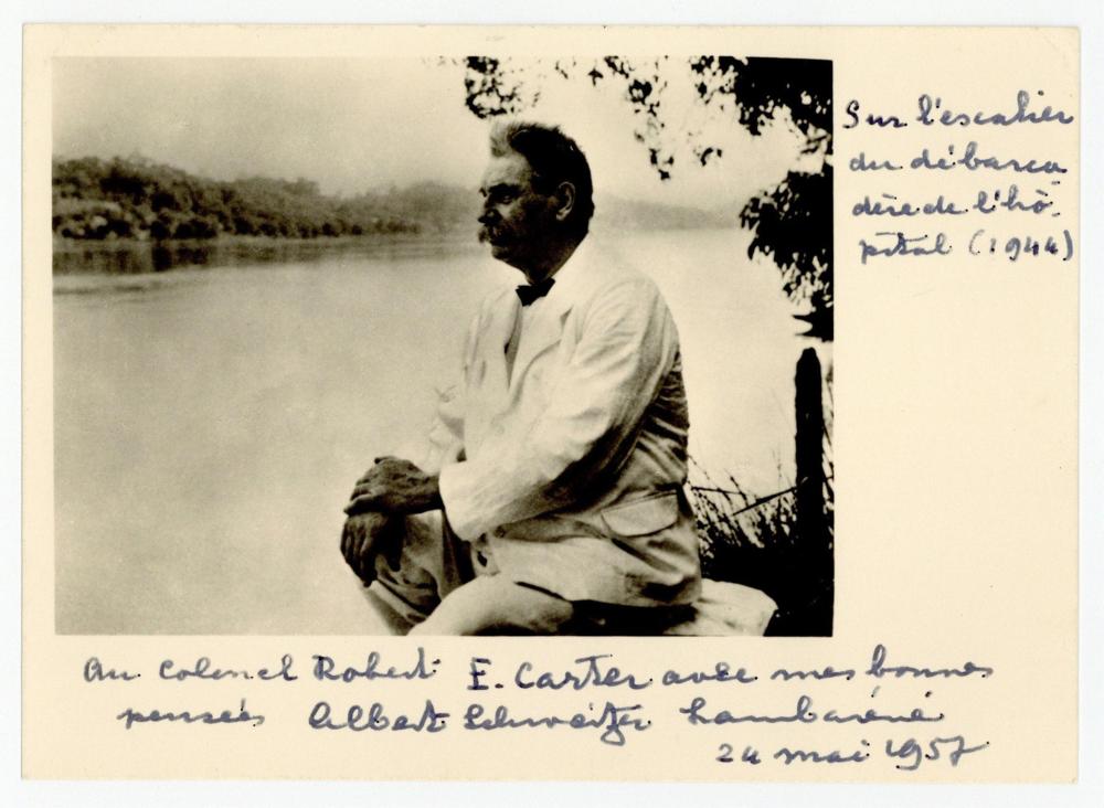 albert schweitzer signed photo dedicated from h pital albert schweitzer · University Archives · 2026-02-18 Albert Schweitzer comparable auction result: albert schweitzer signed photo dedicated from h pital albert schweitzer