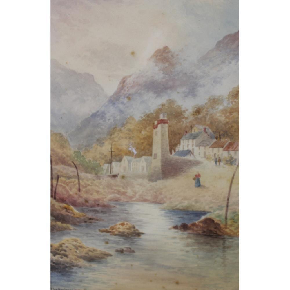 Karl Gustav Klingstedt comparable auction result: c j norton 1911 signed watercolor