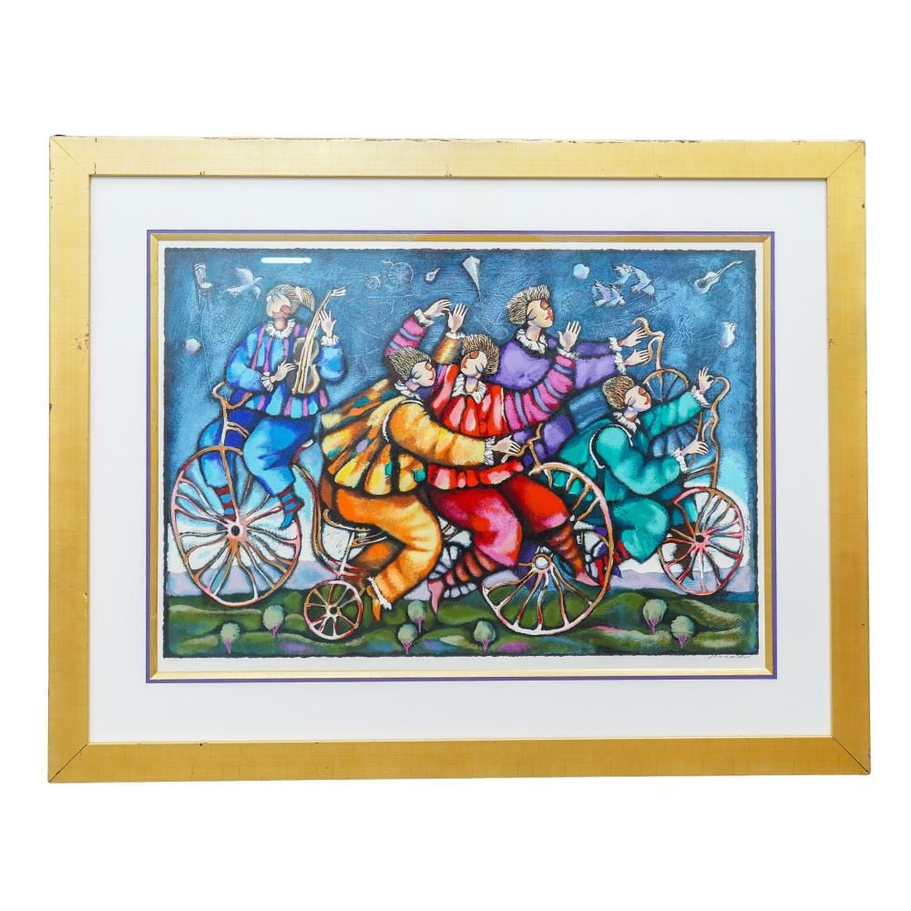 Michael Kachan comparable auction result: michael kachan israeli b 1964 spring fancy serigraph