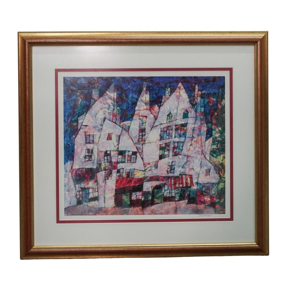 Harry Guttman comparable auction result: harry guttman romanian israeli 1933 2015 hometown seriolithograph