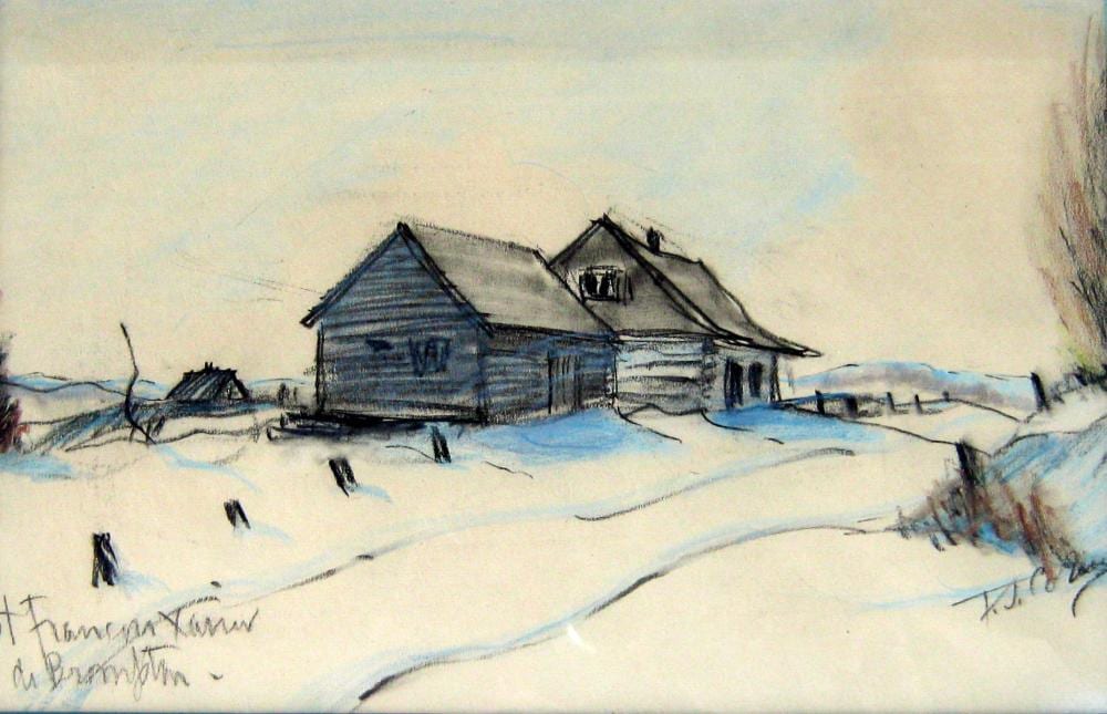 Frederick Simpson Coburn comparable auction result: frederick simpson coburn st francois xavier de brompton eastern townships