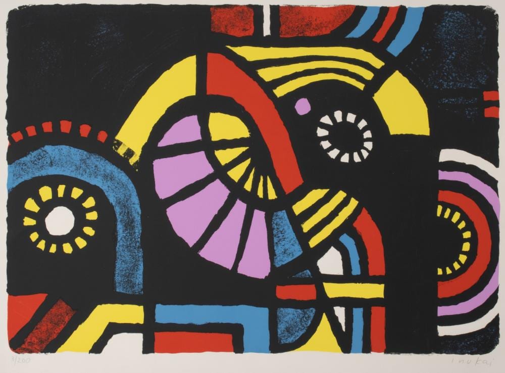 Kyohei Inukai comparable auction result: kyohei inukai 1913 1985 pencil signed serigraph