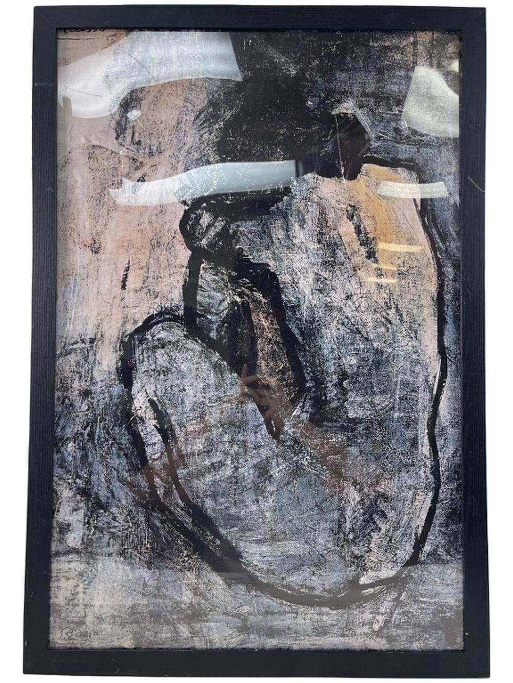 Pablo Picasso "Blue Nude" Framed Canvas Print sold by R & R Auction INC, lot 5526 — auction record photograph