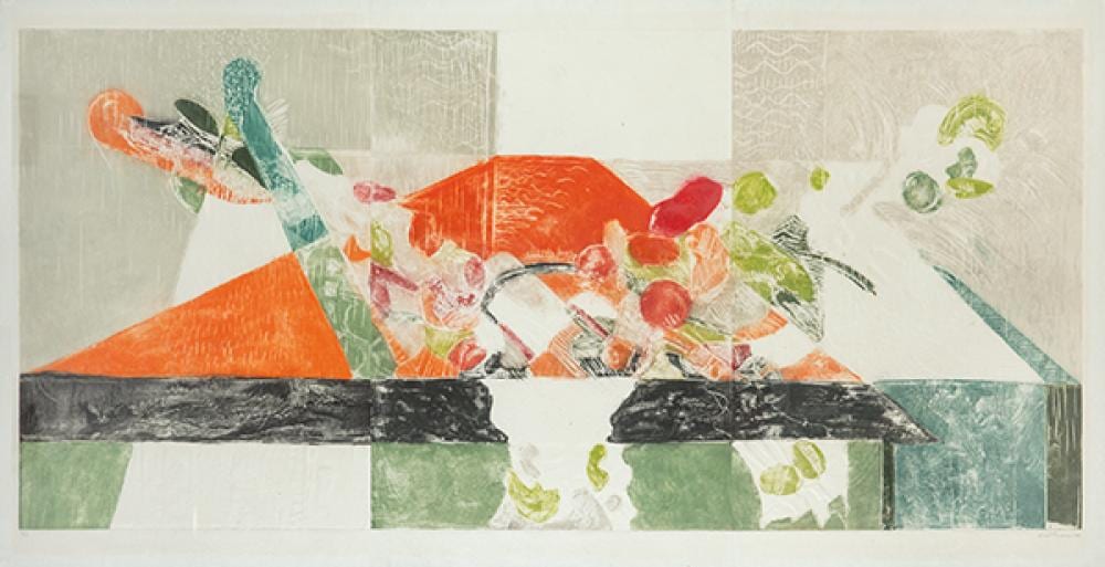 Lucio Muñoz comparable auction result: lucio mu oz gf no 14