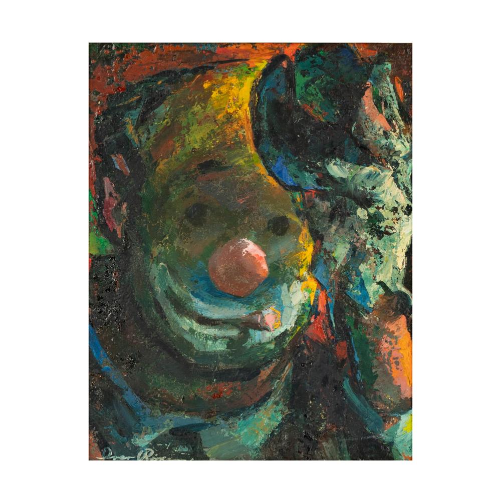 Iver Rose comparable auction result: iver rose 1899 1972 clown