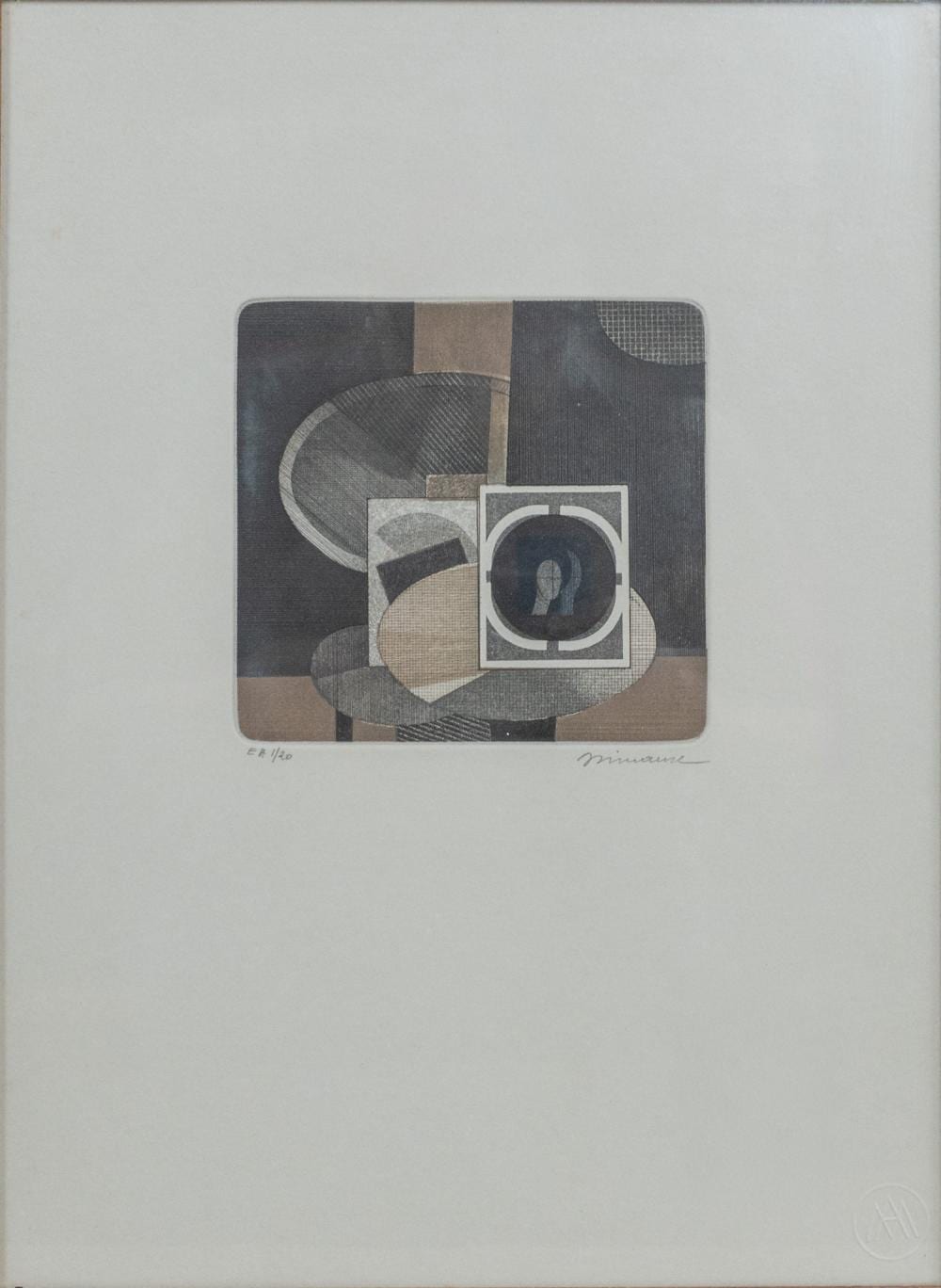 André Minaux comparable auction result: andr minaux french 1923 1986 untitled abstract color lithograph signed l r and numbered 1 20 l l frame 16 x 12 in 40 6 x 30 5 cm