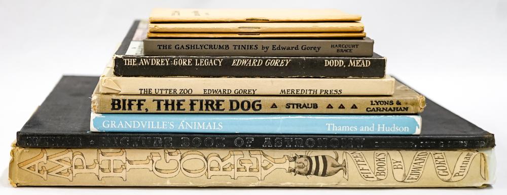 edward gorey childrens books · Grant Zahajko Auctions, LLC · 2026-02-11 Edward Gorey comparable auction result: edward gorey childrens books