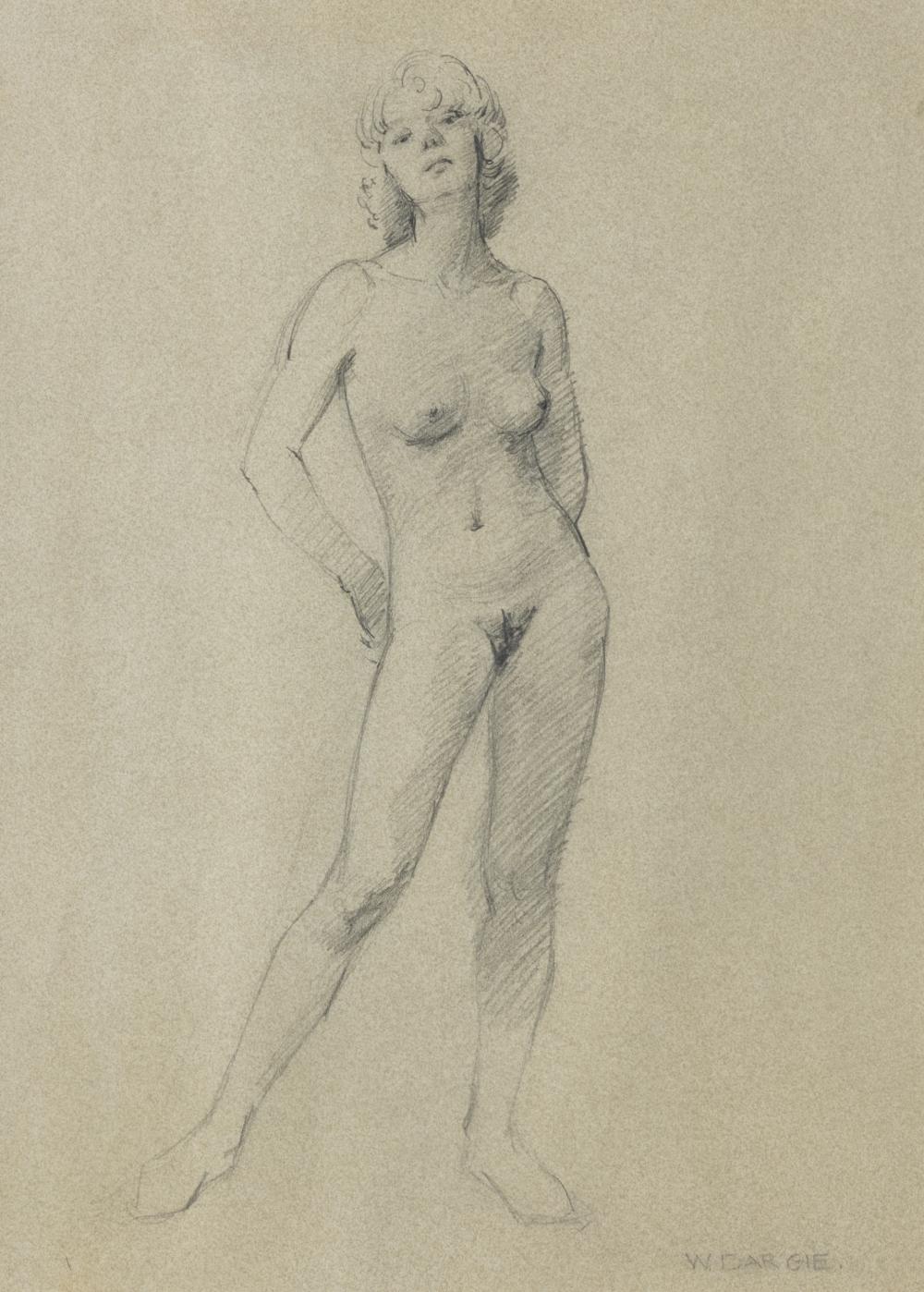 William Dargie comparable auction result: william dargie 1912 2003 female nude model