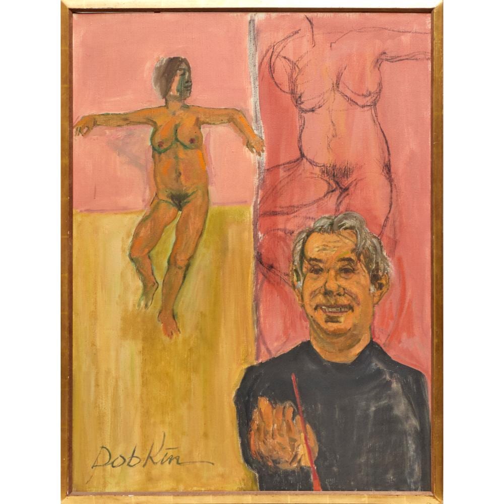 Alexander Dobkin comparable auction result: alexander dobkin oil on canvas
