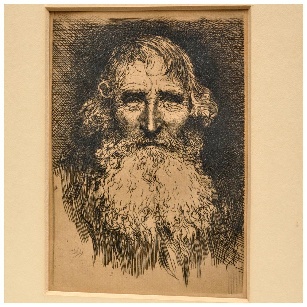 Sir Hubert Von Herkomer comparable auction result: sir hubert von herkomer etching c 1880
