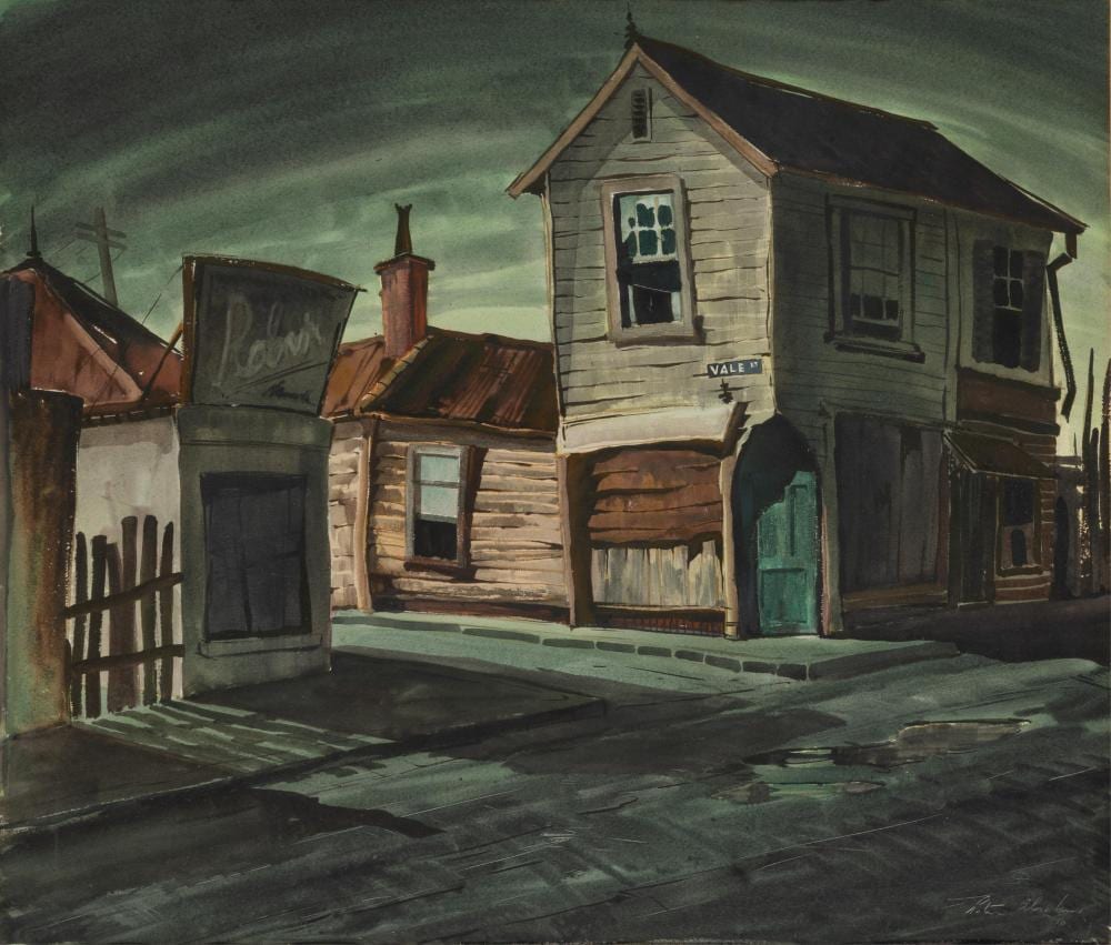 Peter Abraham comparable auction result: peter abraham 1926 2010 vale street st kilda 1950