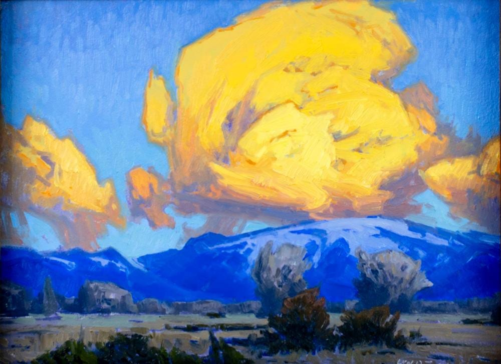 Taylor Lynde comparable auction result: taylor lynde mt b 1970 oil painting