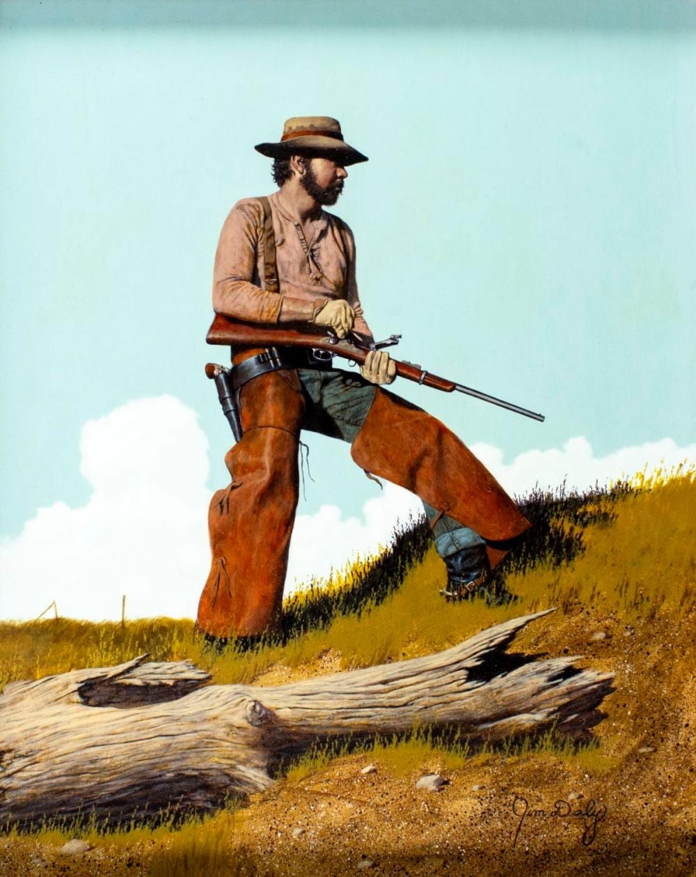 Jim Daly comparable auction result: jim daly oregon 1940 oil painting