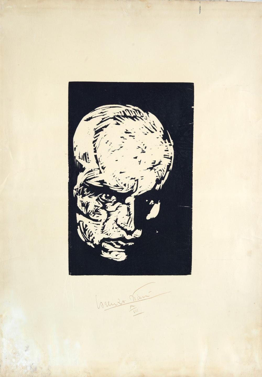 Lorenzo Viani comparable auction result: lorenzo viani viareggio 1882 ostia 1936 duce 1929