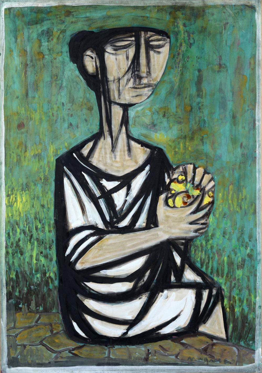 giuseppe migneco messina 1908 milano 1997 senza titolo · Pananti Casa D'Aste SRL · 2026-02-13 Giuseppe Migneco comparable auction result: giuseppe migneco messina 1908 milano 1997 senza titolo