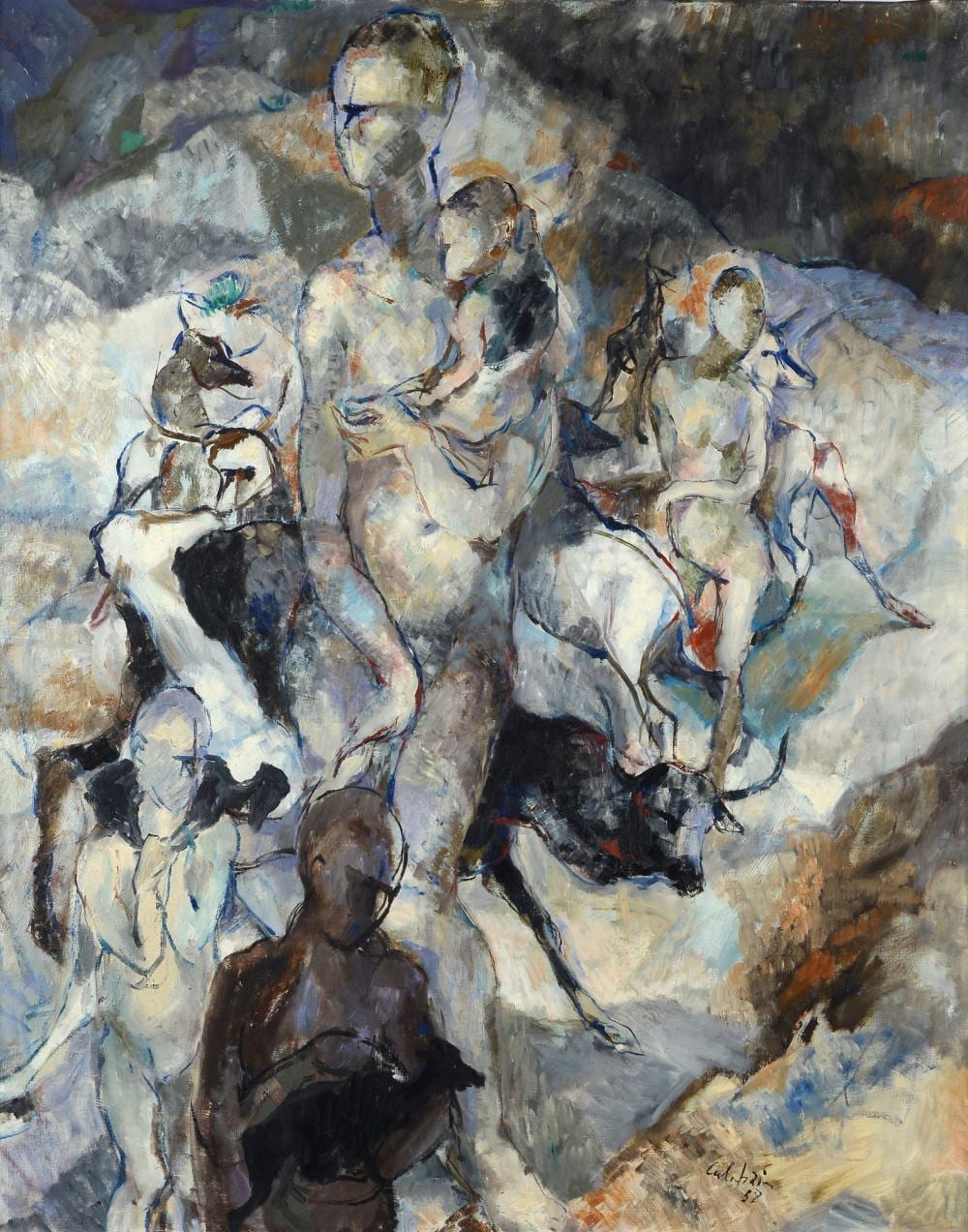 ennio calabria tripoli 1937 2024 figure con gazzelle 1958 · Pananti Casa D'Aste SRL · 2026-02-13 Ennio Calabria comparable auction result: ennio calabria tripoli 1937 2024 figure con gazzelle 1958