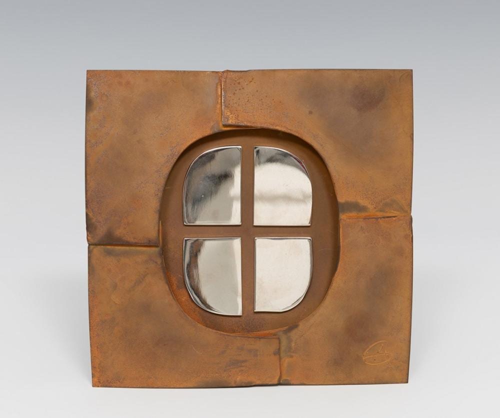 amadeo gabino valencia 1922 madrid 2004 helios 1992 corten steel and stainless steel edition of 2900 copies signed and dated on the side · Setdart Auction House · 2026-02-17 Amadeo Gabino comparable auction result: amadeo gabino valencia 1922 madrid 2004 helios 1992 corten steel and stainless steel edition of 2900 copies signed and dated on the side