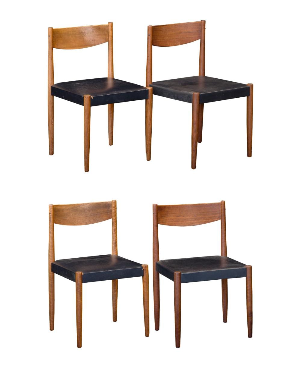 Poul Volther comparable auction result: poul volther for frem rojle danish modern chairs