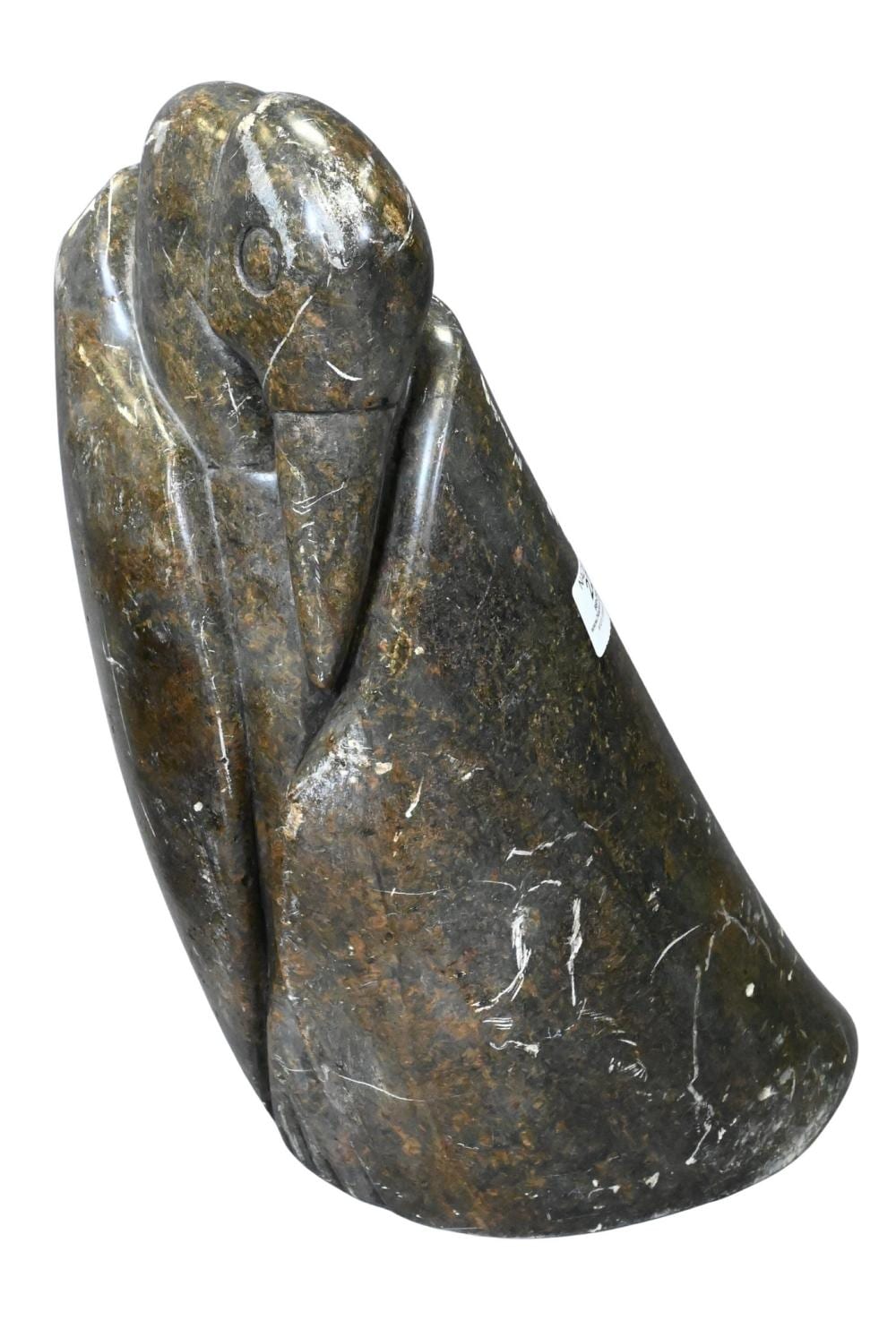 Henry Munyaradzi comparable auction result: henry munyaradzi zimbabwe 1931 1998 carved soapstone figure of a bird some scratches signed on underside height 16 inches provenance from a park avenue new york estate