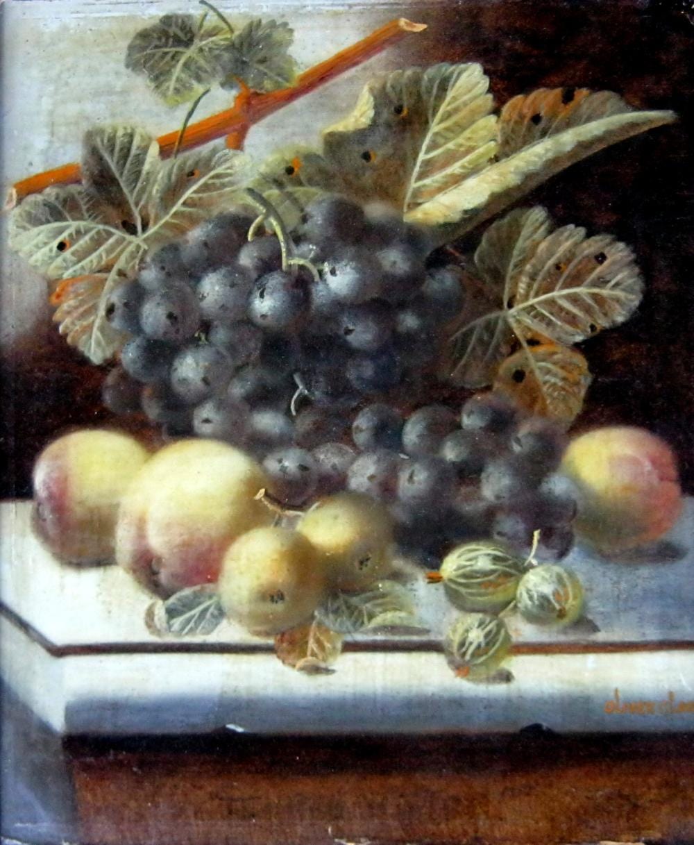 Oliver Clare comparable auction result: oliver clare still life with fruit