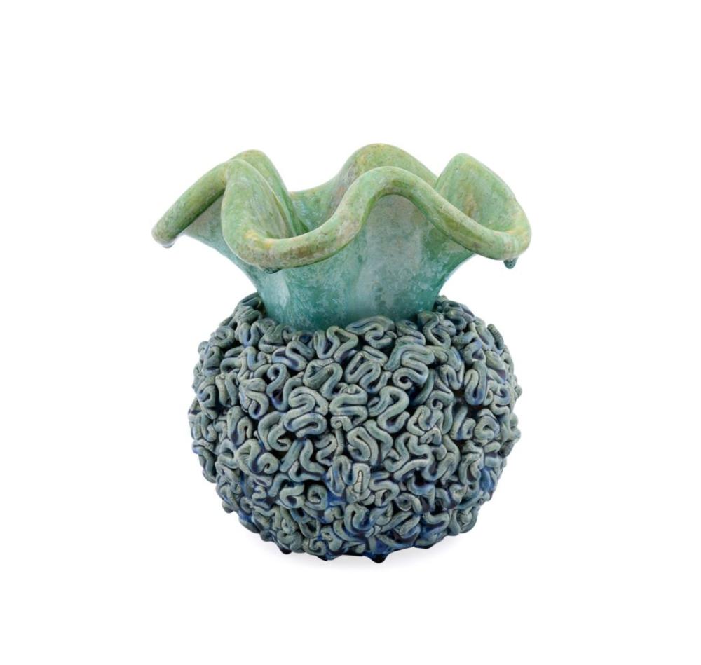 kate malone cockscomb pottery vase · Ahlers & Ogletree Inc. · 2026-02-18 Kate Malone comparable auction result: kate malone cockscomb pottery vase