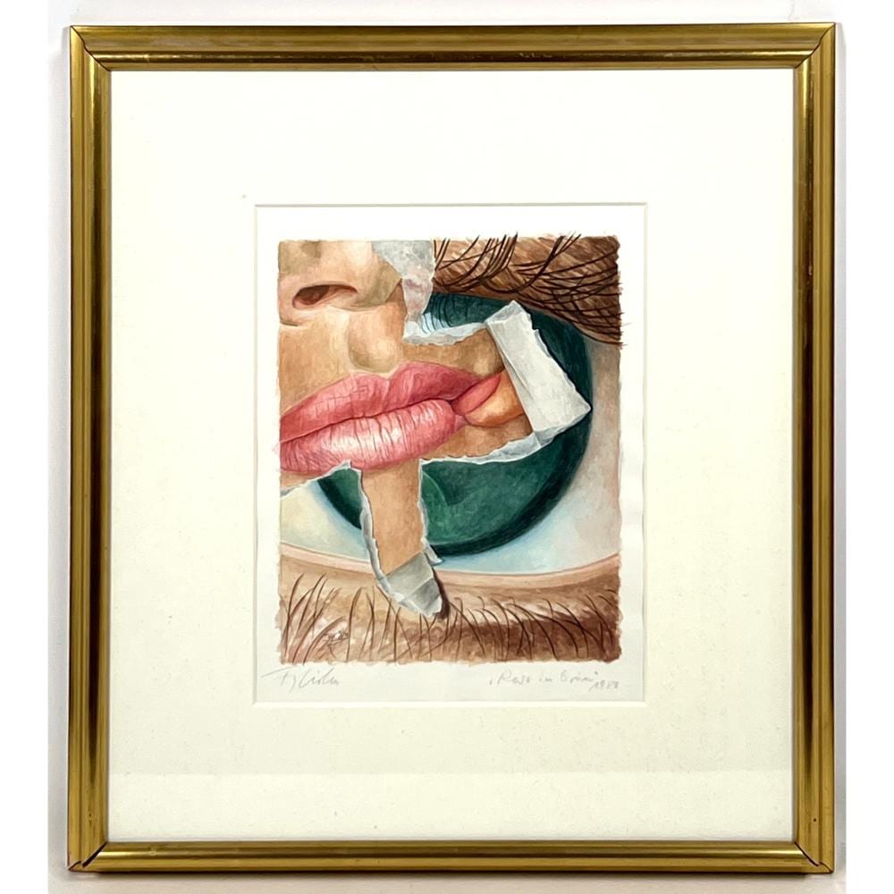 Fritz Kothe comparable auction result: fritz kothe lithograph print signed