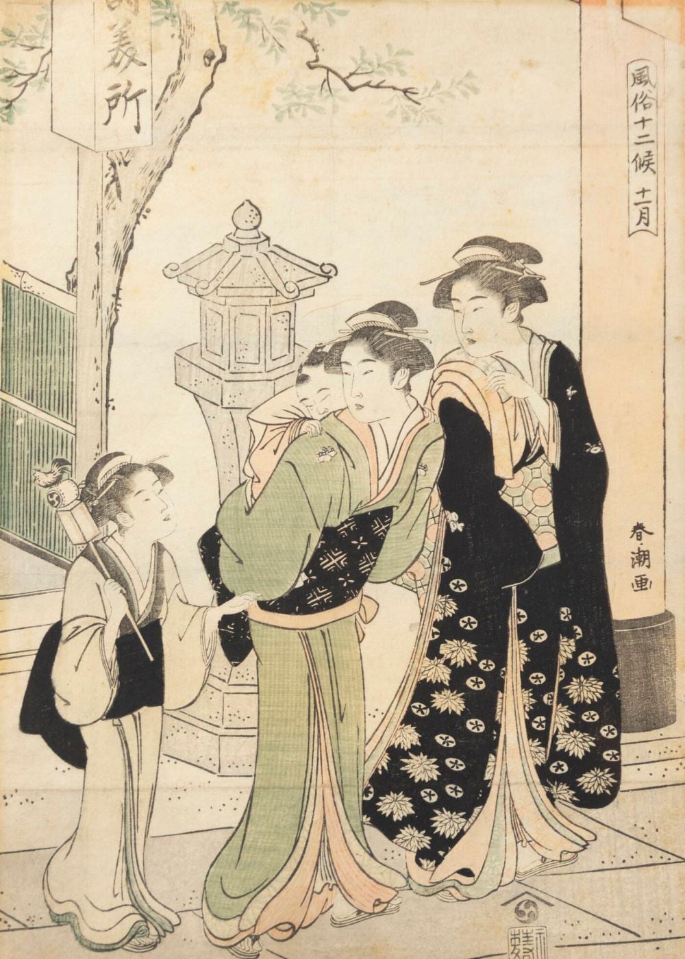 Shunsho Katsukawa comparable auction result: shunsho katsukawa