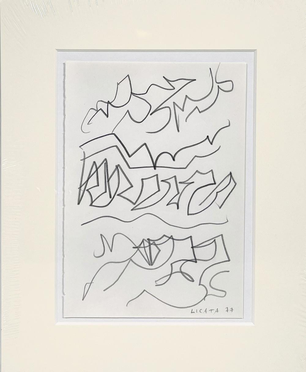 Riccardo Licata comparable auction result: riccardo licata senza titolo 1977