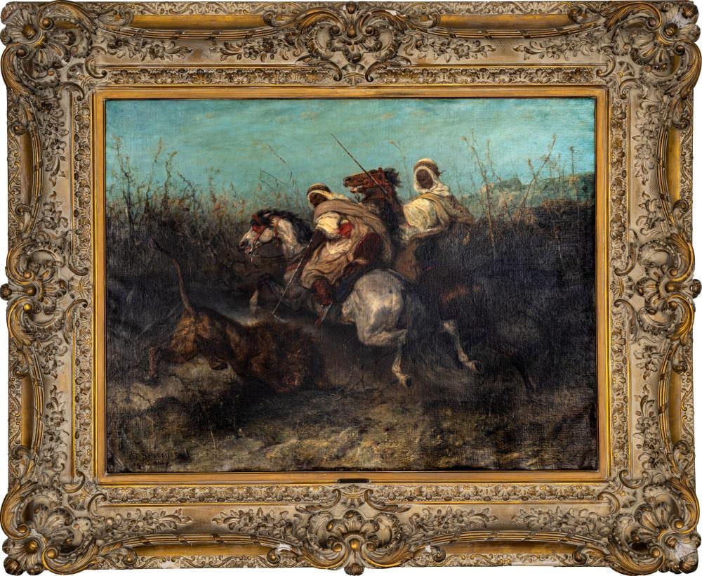 adolf schreyer germany 1828 1899 · Albahie Auction House · 2026-02-15 Adolf Schreyer comparable auction result: adolf schreyer germany 1828 1899