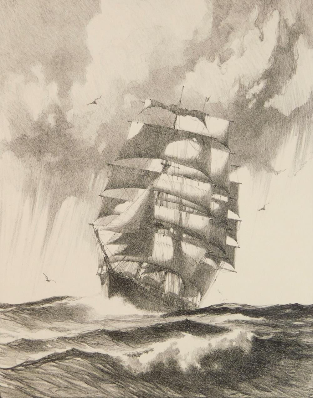 Gordon Grant comparable auction result: gordon grant american 1875 1962 lithograph