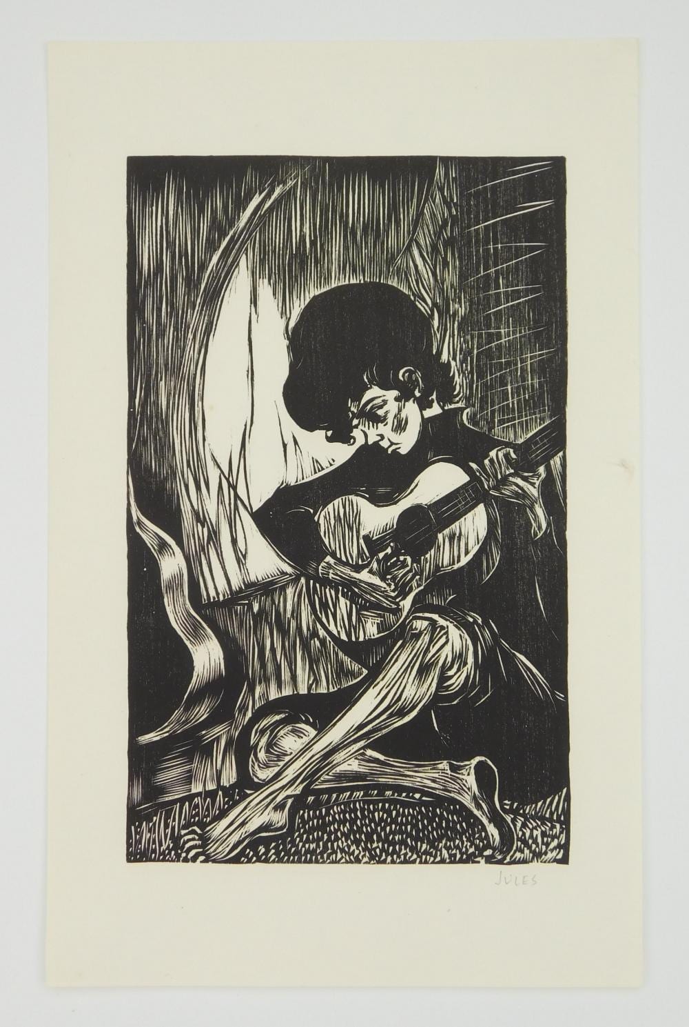 mervin jules american 1912 1994 woodcut · Rachel Davis Fine Arts · 2026-02-14 Mervin Jules comparable auction result: mervin jules american 1912 1994 woodcut