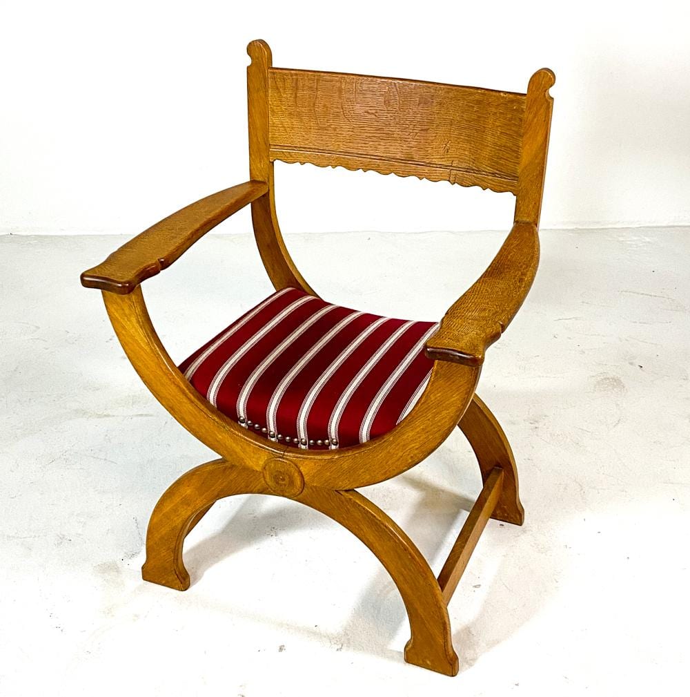 Henning Kjaernulf comparable auction result: henning kjaernulf kurul oak armchair c 1970s