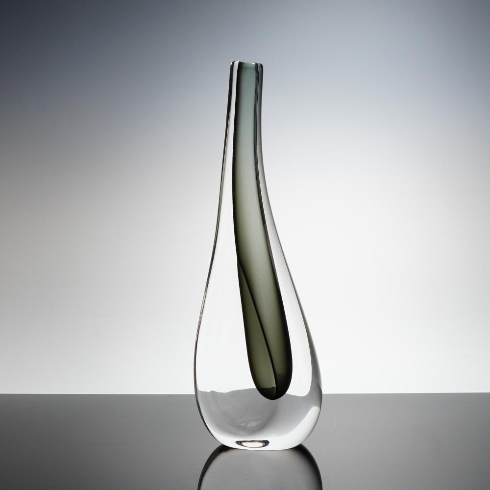 Nils Landberg comparable auction result: nils landberg for orrefors sommerso glass vase