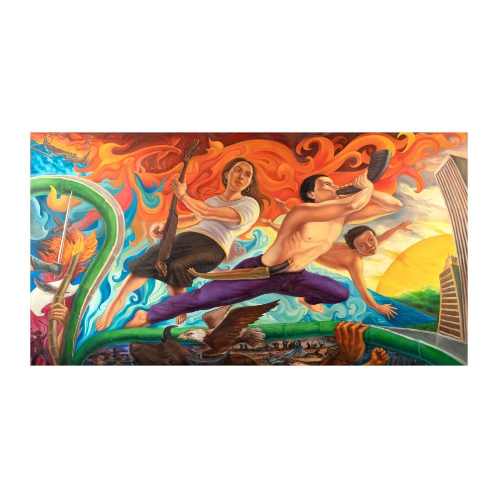 Sanggawa Elmer Borlongan (b. 1967) Karen Ocampo-Flores (b. 1966) Mark Justiniani (b. 1966) Joy Mallari (b. 1966) Federico Sievert (b. 1961) comparable sale