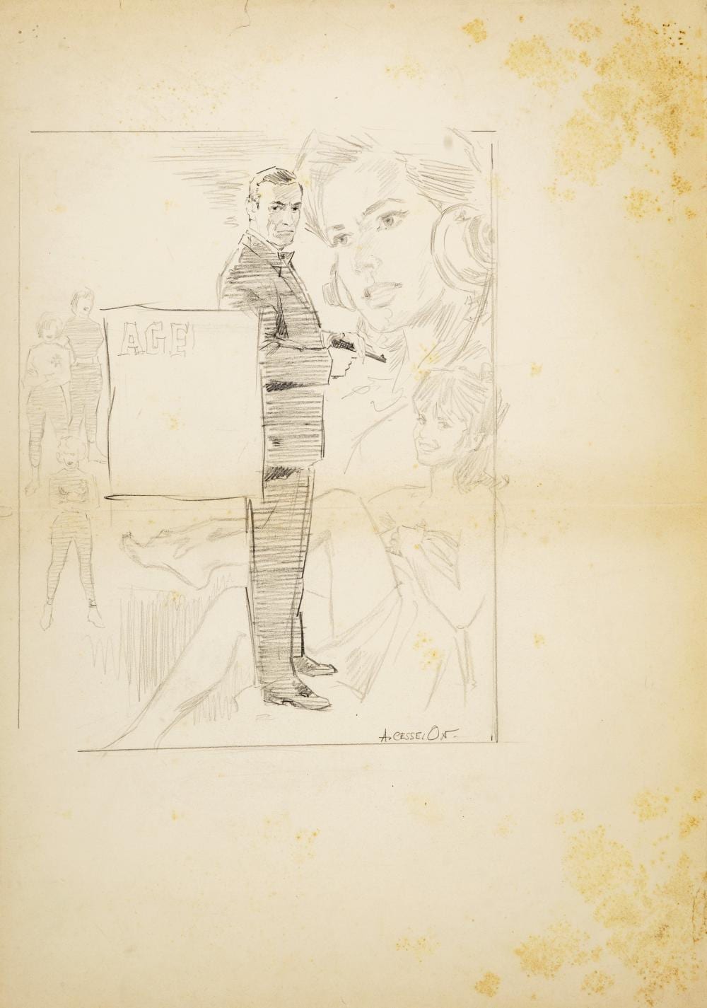 Angelo Cesselon comparable auction result: angelo cesselon dr no 1962