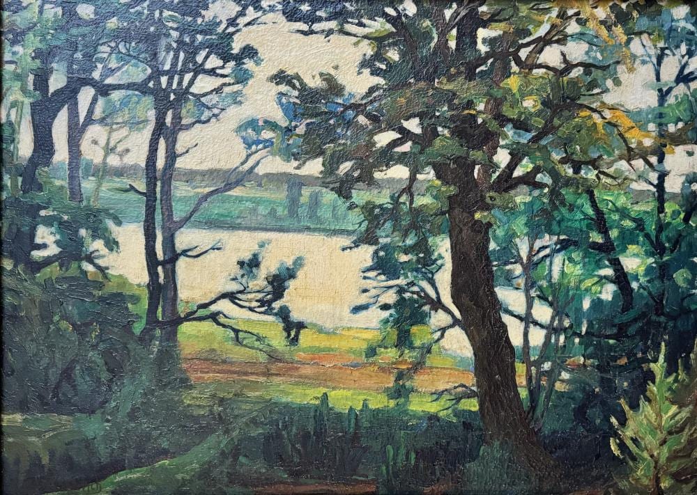 Abraham Manievich comparable auction result: abraham manievich 1881 83 1942 vue du lac