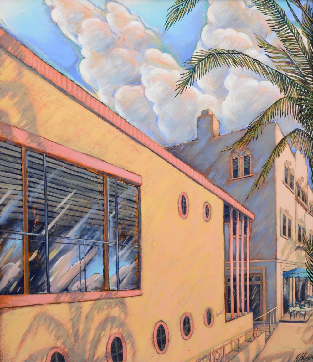Gustavo Novoa comparable auction result: gustavo novoa 1052 ocean drive miami beach painting